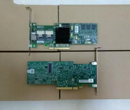 Адаптер сетевой карты для LSI 8708EM2 SAS RAID контроллер Поддержка raid 0 1 PCI-e 8X 128M |