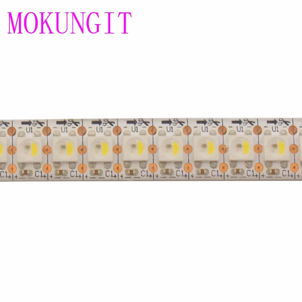 Mokungit 1 м SK6812 RGBW RGBWW 144 светодиодов/м 5050 SMD гибкая светильник вая лента IP20