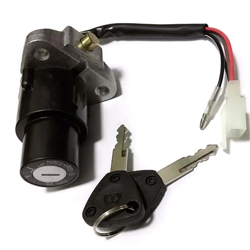 Мотоциклетный Замок зажигания в сборе 3Pin 2 клавиши подходит для DT125