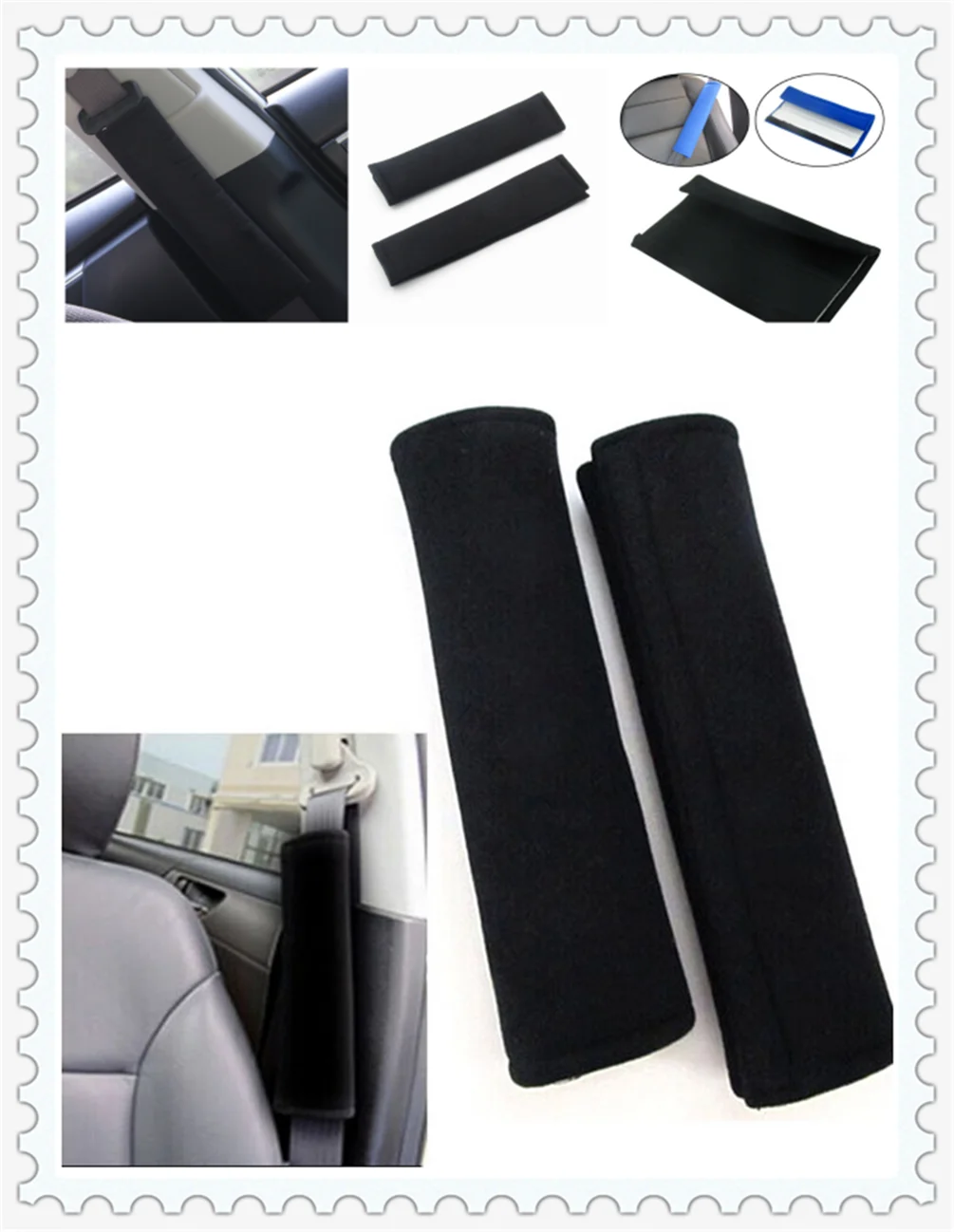 Universal 2 piece auto parts safety belt shoulder strap car shape for Kia Sportage Sorento Sedona ProCeed Optima K900 | Автомобили и