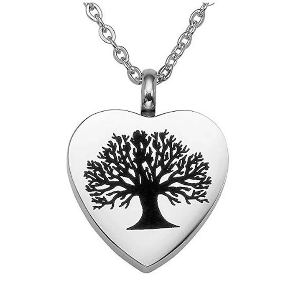 Stainless Steel Tree of Life Cremation Urn Necklace &amp Pendant Keepsake Memorial for Women Men | Украшения и аксессуары