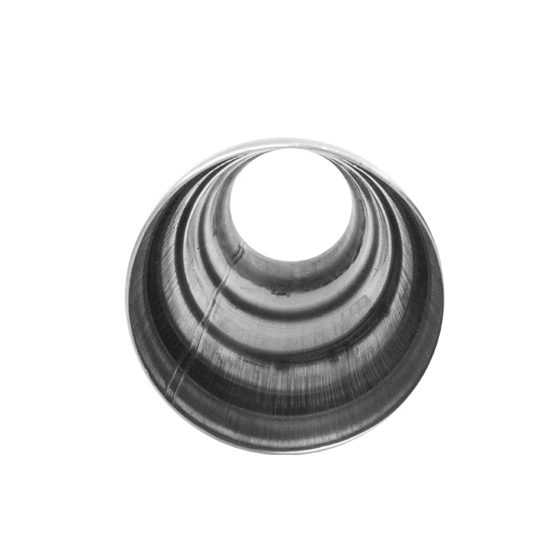 

201 Stainless Steel Universal Weldable Exhaust 5 Step Reducer Adapter Connector Tube Pipe Cone