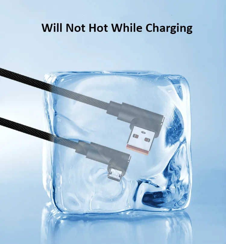 Реверсивный микро USB кабель, плетеный микро USB кабель быстрой зарядки для samsung Galaxy S7, Kindle, Nexus, Motorola, Android телефонов