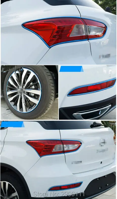 8 м автомобильный Стайлинг обновление покрытие контур декоративная клейкая
