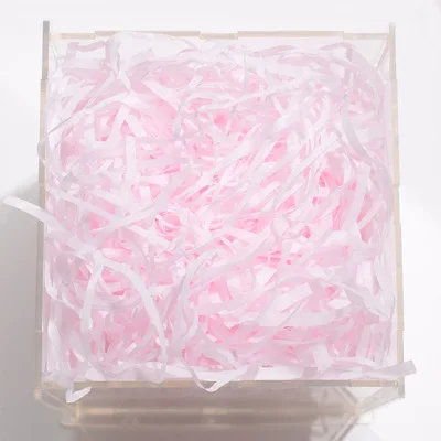 Pink 10 г цветная измельченная бумага, Подарочная коробка, наполнитель, сморщенная срезанная бумага, упаковка, Подарочный пакет, украшение для свадьбы, дня рождения, вечеринки - Цвет: Pink