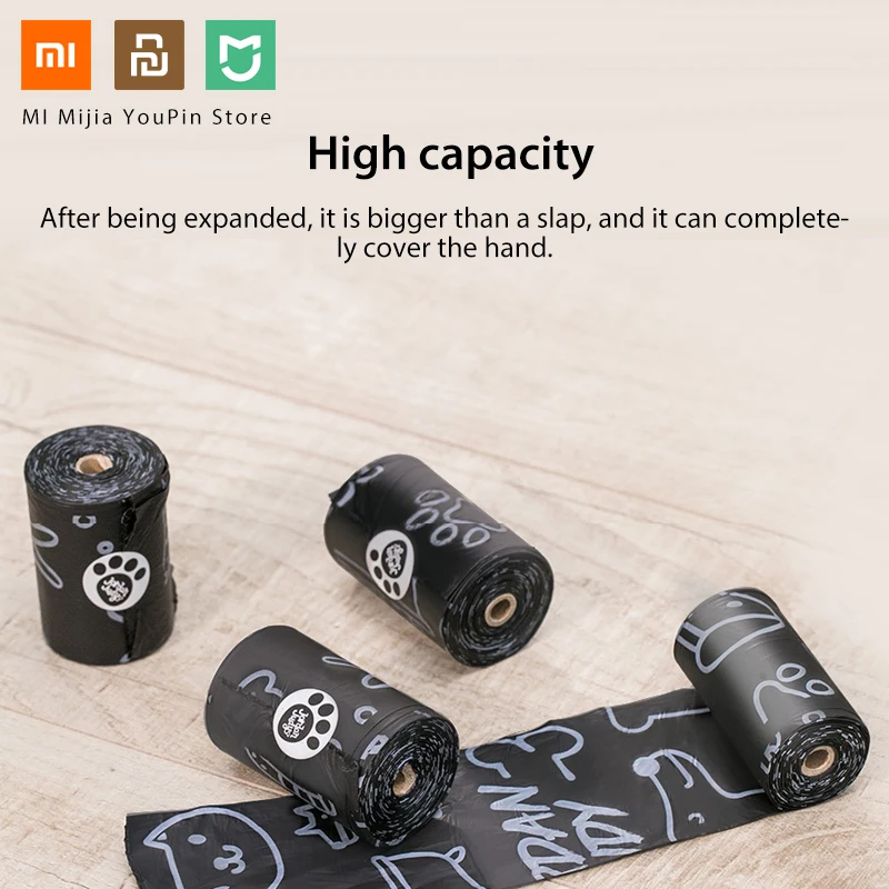 Xiaomi Mijia портативные капсулы для уборки домашних животных легко моются экологически чистые материалы для домашнего биодеградации