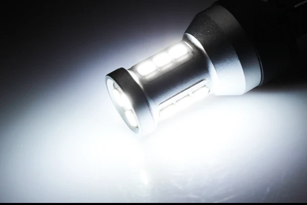 2 шт. красный высокой мощности Макс 20 Вт CRE'E LED 7443 T20 7444NA светодиодные лампы для указателей поворота, задние фонари, тормозные огни, блестящий красный
