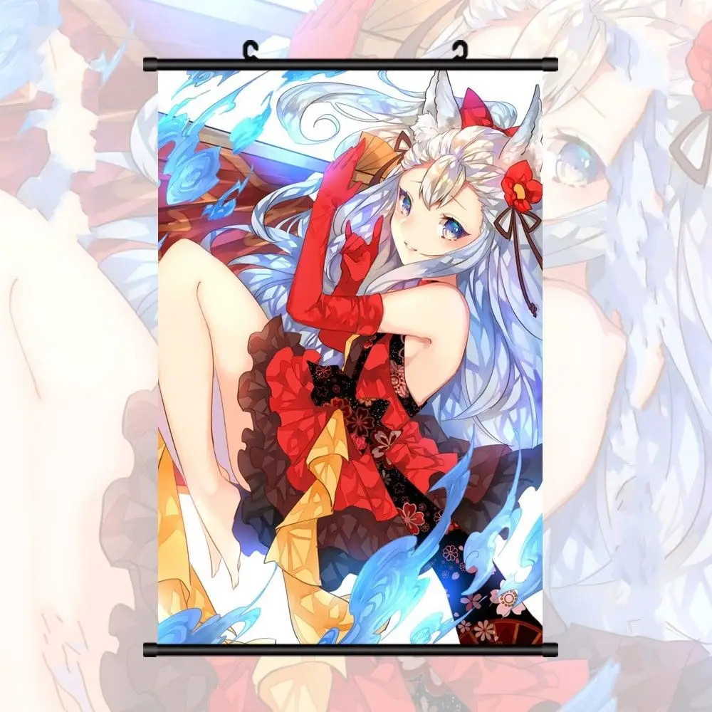 Japan Anime Home Decor Wall Scroll Poster Granblue Fantasy 2017 | Дом и сад