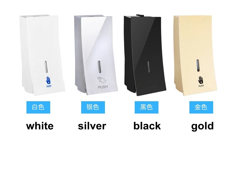450ml Home Bathroom Hand Push Soap Dispenser Wall-Mounted Hotel Shampoo Shower Gel Liquid Container Box Household Wandspender