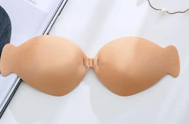 100pcs New Sexy bra Women Self Adhesive Strapless Bandage Stick Gel Silicone Push Up Invisible Bra seamless Intimates bras