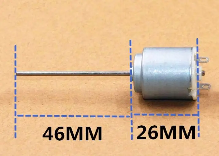 5-кратный длинный двигатель постоянного тока R140 хорошего качества 12 В 3000 об/мин мА