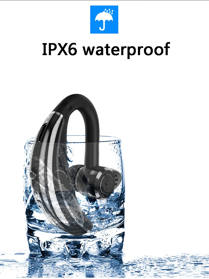 Год Q8 bluetooth Классические наушники 4,1 ушные крючки беспроводные наушники стерео гарнитура для водителей IOS Android