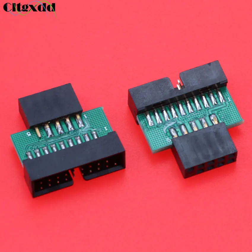 1 шт. шасси спереди USB3.0 к USB2.0 кабель адаптер панель 19Pin 20 Pin материнской плате 9