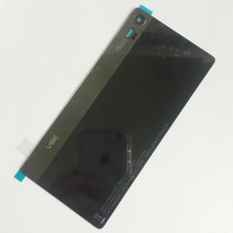 Z90a40 black cover Стеклянный чехол на заднюю панель для lenovo VIBE Shot Z90 Z90a40, чехол на батарейку, чехол Z90-3 Z90-7 с объективом камеры, полный комплект - Цвет: Z90a40 black cover