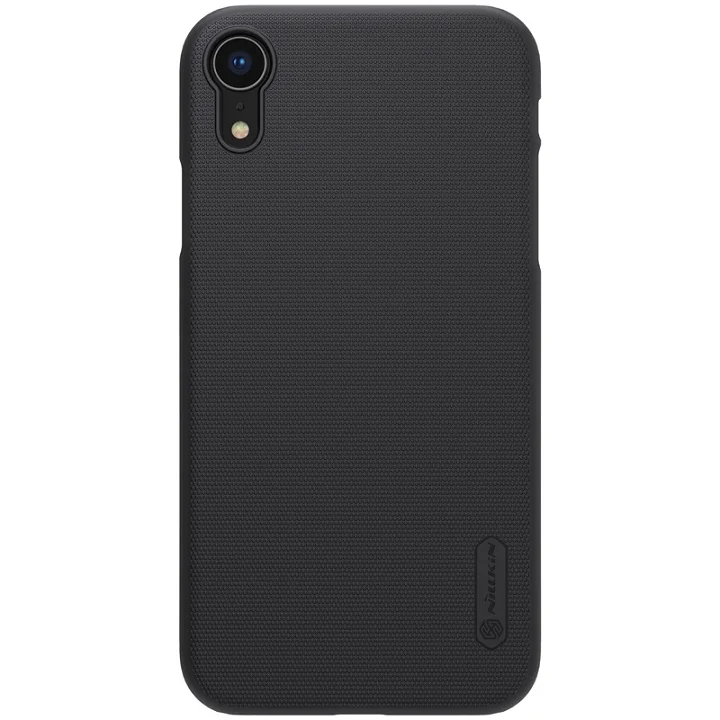 Black Для iPhone X/XR/XS Max Nillkin матовая жесткая задняя крышка из ПК чехол для iPhone XS Plus матовый чехол для телефона 6,1 6,5 подарок держатель для телефона - Цвет: Black