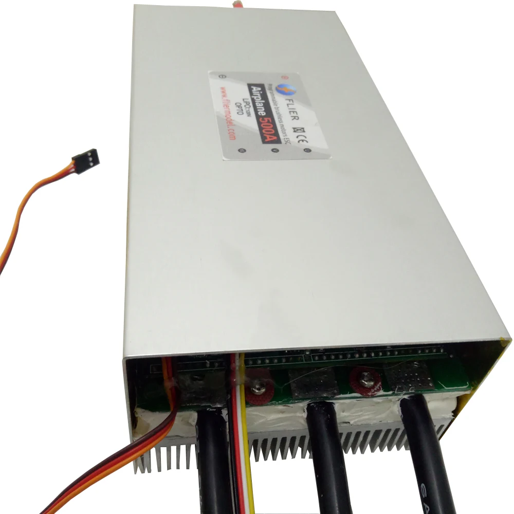 Фото Flier big HV 120V 500A ESC для радиоуправляемых самолетов/БПЛА/парамотора/параплана Flier big HV 120V 500A ESC для радиоуправляемых самолетов/БПЛА/парамотора/параплана