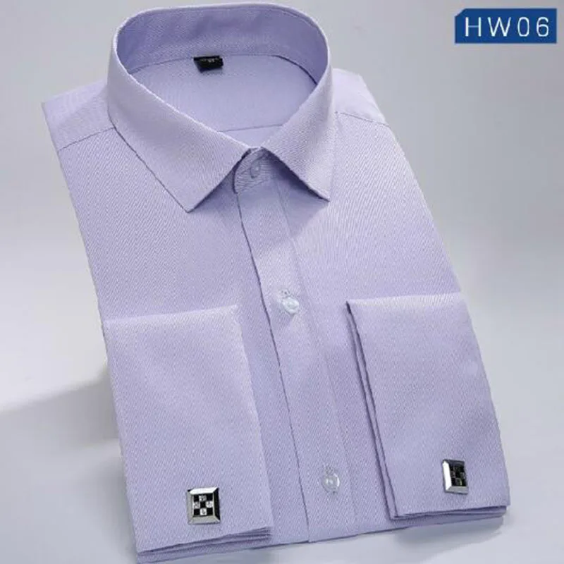Franch стиль мужской длинный рукав отложной Camisa мужская классическая рубашка