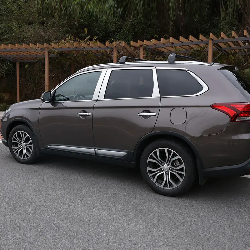 Автомобильный Стайлинг для 2014 2019 Mitsubishi Outlander из нержавеющей стали хромированная