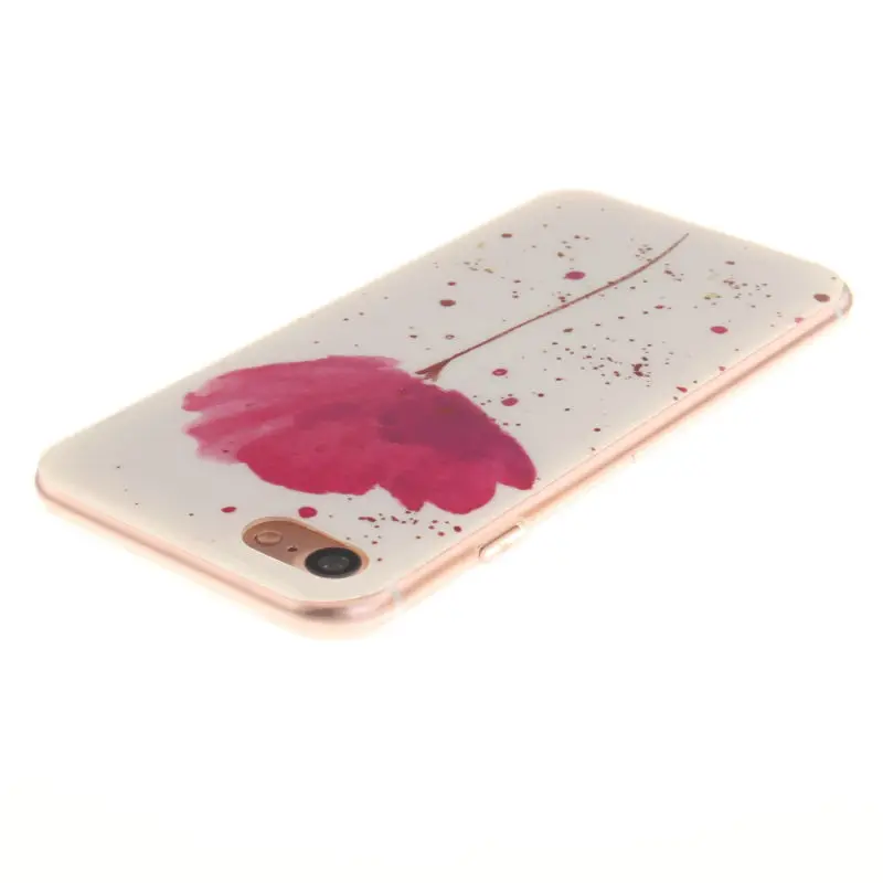 Для iphone 7 Plus 8 Silicon Coque мягкой IMD ТПУ ацтеков Цветок Богемия Стиль задняя крышка