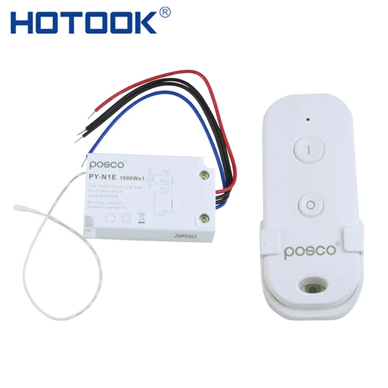 Hotaked LED контроллер 220В 120В беспроводной переключатель пульт дистанционного