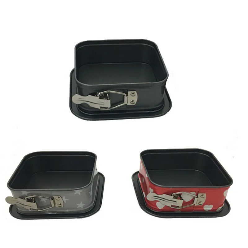 С антипригарным покрытием площади Торт Чизкейк торт Киш springform Пан выпечки