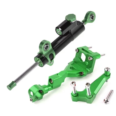 

Motorcycle for Kawasaki Z250 Titanium Foot Damper Direction Damping Bracket Steering Buffer Grip Directional Fixed Code