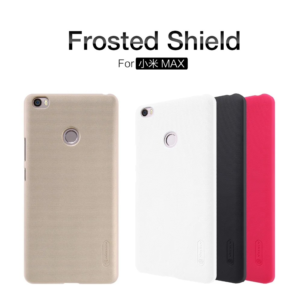 Матовый чехол Nillkin телефон чехол для Xiaomi MAX Super Frosted Shield жесткий пластиковый чехол для Xiaomi MAX(6,44 дюймов) мобильный жесткий чехол