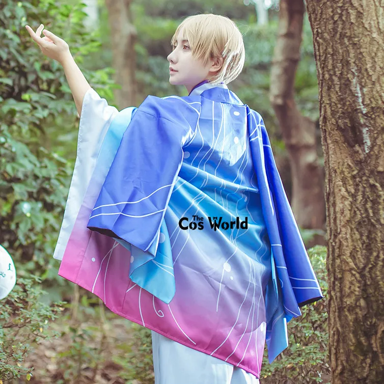 Natsume Yuujinchou Natsume's Book of Friends Такаси Нацумэ Haori Yukata Kimono наряд аниме костюмы для