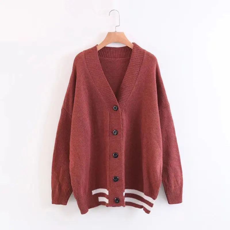 women's fashion sweater plus size knitwear cardigan femme winter |