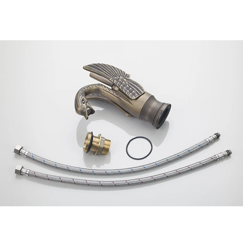 Смеситель для раковины в античном стиле высококачественный кран из латуни виде