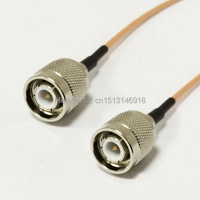 

New TNC Male to TNC Male Plug Jumper Cable RG316 Wholesale Fast Ship 15CM 6" Wire Connector