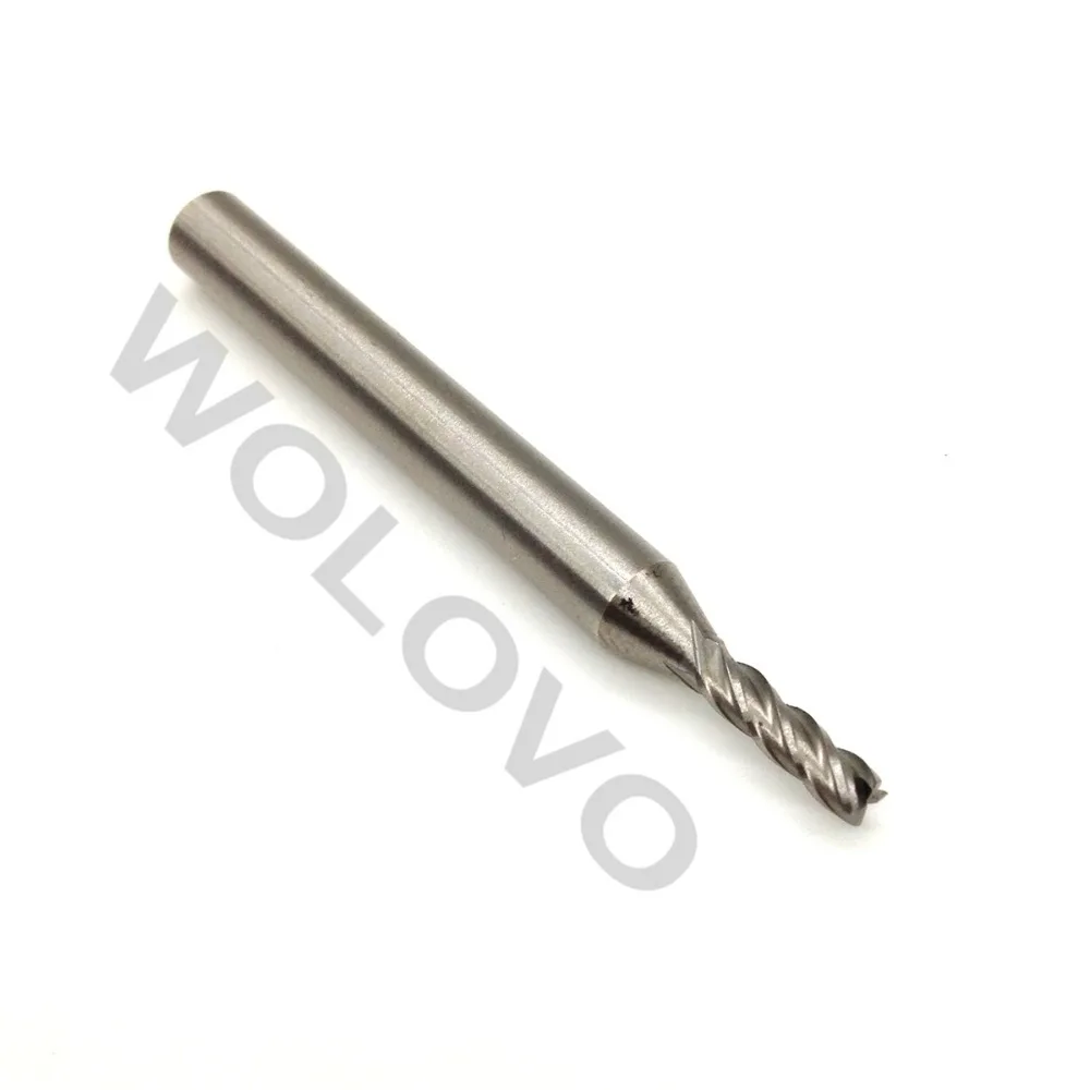 3 мм HSS CNC прямой хвостовик 4 флейты Концевая фреза сверло|milling cutter|4 flute end millflute mill |