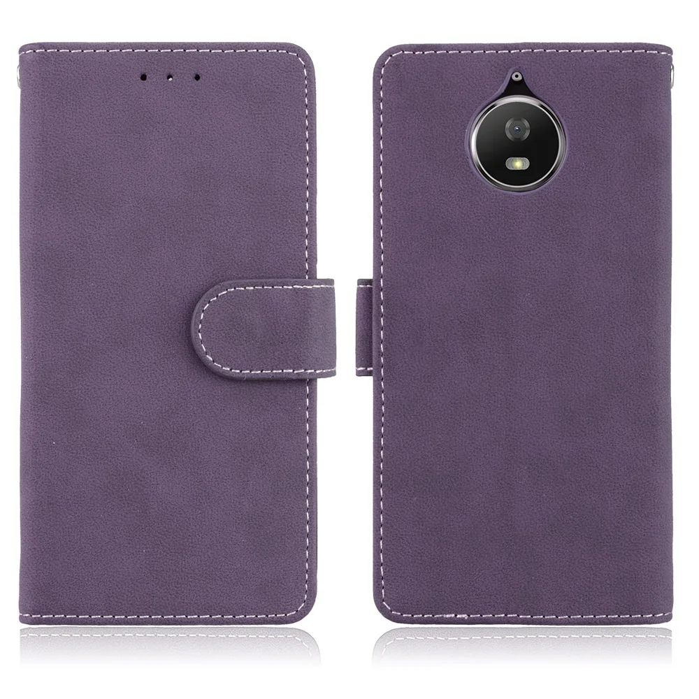 Purple Для Motorola Moto G5s плюс флип из матовой кожи кожаный чехол кошелек-чехол для телефона для Mototrola Moto G 5S плюс G5s Plus, чехол со слотами для карт - Цвет: Purple