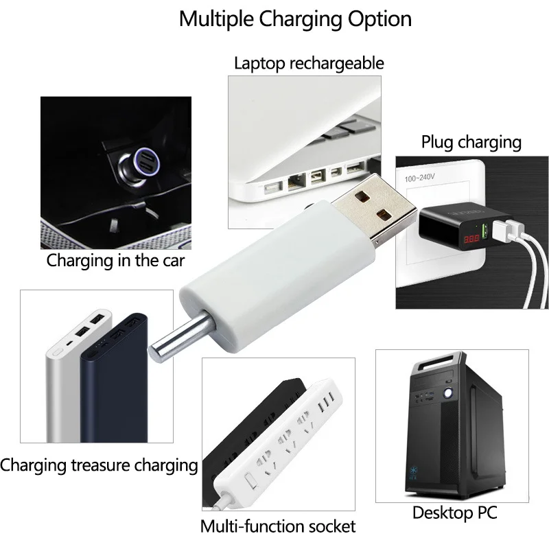 2 Pc Rechargeable CR425 Battery Charging Battery Set for 2 Pc of CR425 Luminous  Fishing Float with a  CR425 Battery USB Charger images - 6