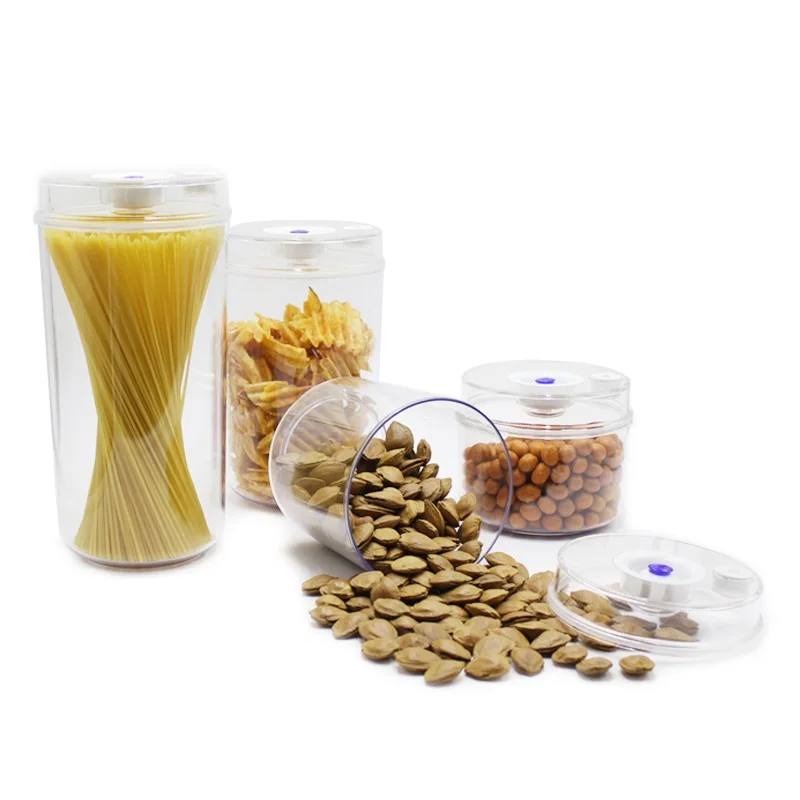 

Keeping noodle fresh canister 2.2L/1.6L/1.0L/0.7L Pumpable Freshness Preservation Vacuum food storage containers with date