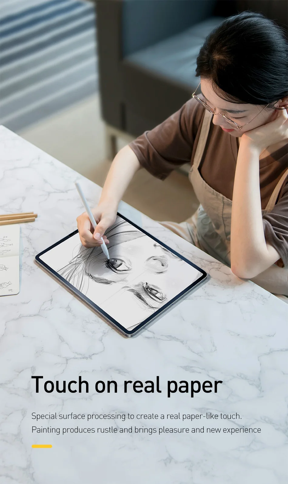 Защитная пленка Baseus для iPad 7, 10,2,, ПЭТ-пленка с рисунком для iPad Air, 3, iPad Pro, 9,7, 11, 12,9 дюймов, Mini 5, 4, пленка