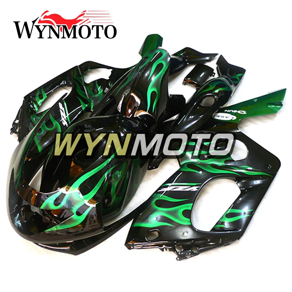

Полный комплект обтекателей для Yamaha YZF600R Thundercat 1997-2007 97-07, инъекция из АБС-пластика, полный кузов, зеленый, черный