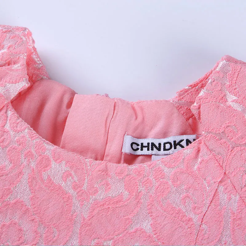 ChildDkivy Princess Dress for Baby Girls 2018 Kids Party 2-8 Years Solid Jacquard Spring Winter | Детская одежда и обувь