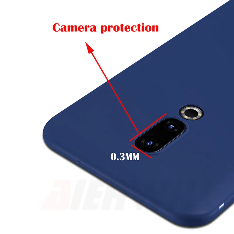 Силиконовый чехол для Meizu 16th ультратонкий защитный мягкий матовый 16 plus задние