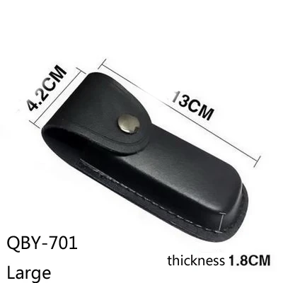 QBY-701dahao Универсальная сумка для охотничьих ножей, кожаный чехол с зажимом, складные плоскогубцы, тактические ножи для повседневного использования, ножные ножницы, сумка, поясная кобура - Цвет: QBY-701dahao