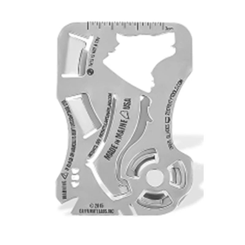 Silver without clip Многофункциональные инструменты мини портативный открывалка для бутылок Отвертка кошелек карта Нож EDC Нержавеющая сталь складной походный складной инструмент - Цвет: Silver without clip