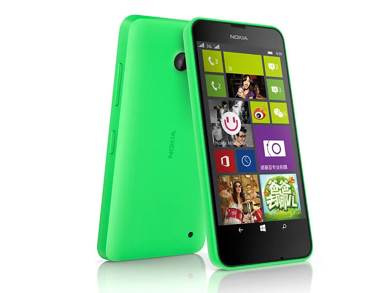 Разблокированный Nokia lumia 630 Windows phone Snapdragon 400 четырехъядерный 4," экран lumia 630 3g мобильный телефон