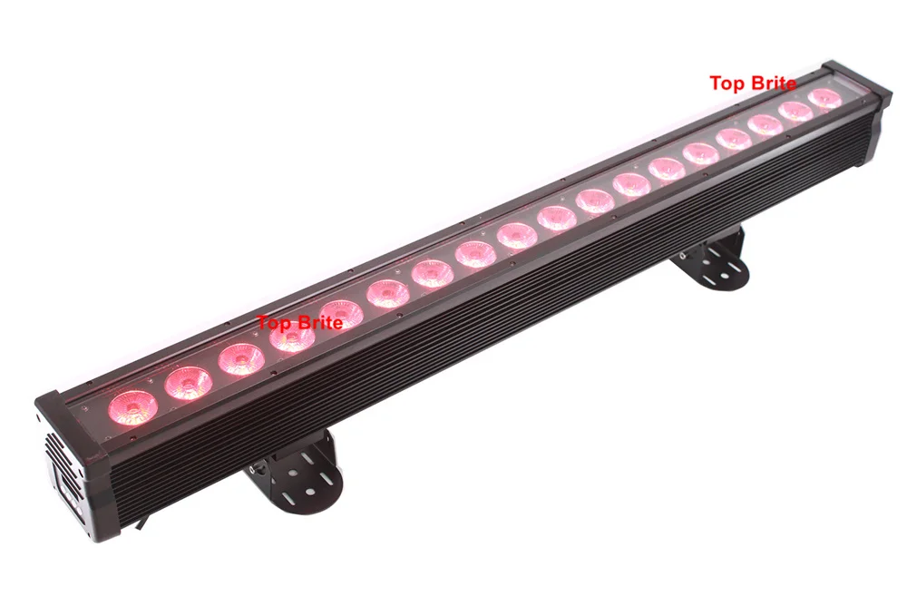 Новое поступление 18X18 Вт RGBWA-UV 6в1 светодиодный настенный светильник IP65 DMX512 светодиодные прожекторы Dj Бар вечерние шоу сценическое освещение