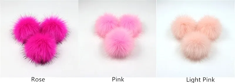 Меховые помпоны DIY искусственный Лисий мех мяч брелок porte clef pompom de fourrure пушистые Меховые помпоны головные уборы аксессуары для вязания