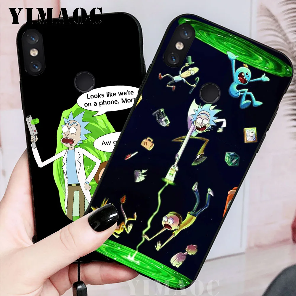 YIMAOC Cartoon Rick And Morty Soft Case for Xiaomi Mi5 Mi5S Mi6 Mi9 Mi8 Lite SE A1 A2 Pocophone F1 MAX 3 |