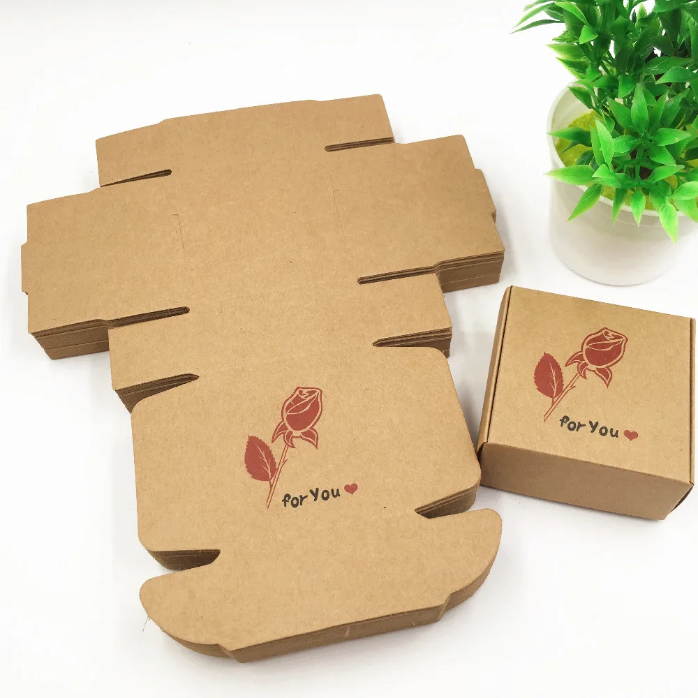 2017 Новинка 30 шт./лот розовая коробка для конфет любовь свадебного украшения