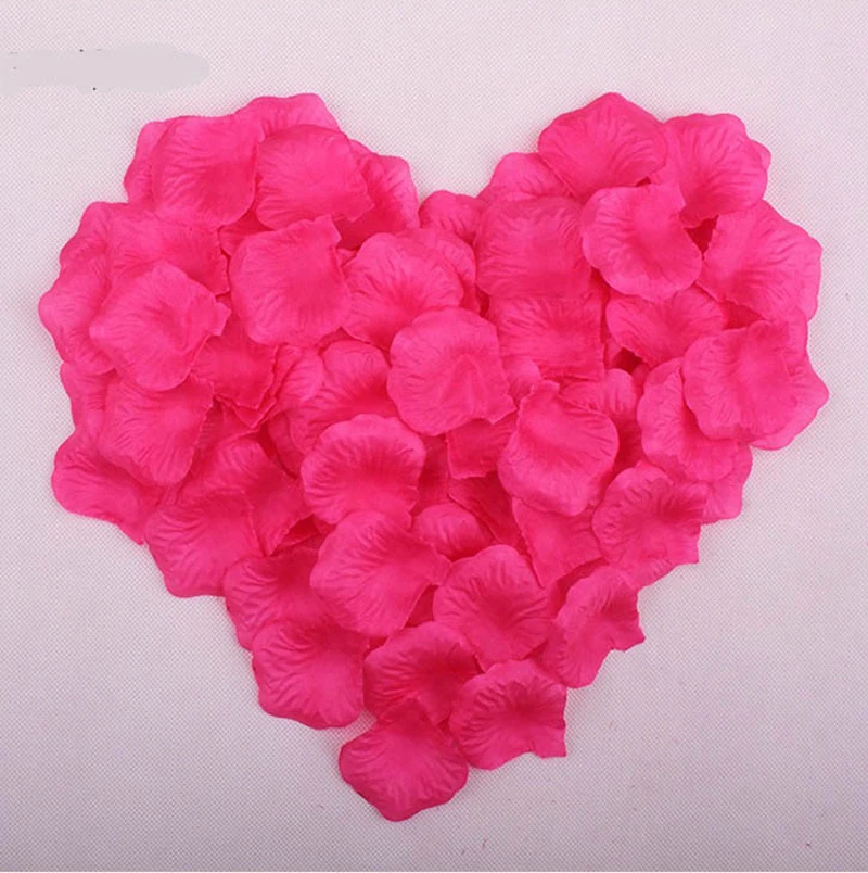 200 шт./лот искусственные шелковые лепестки роз из шелка с лепестками на день
