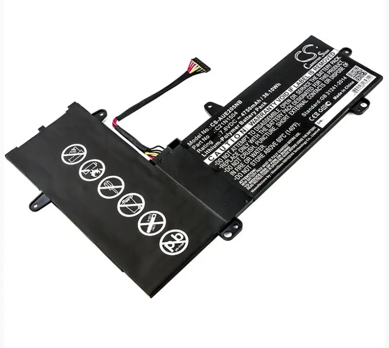 Аккумулятор Cameron Sino 4750mah для ноутбука ASUS E205SA TP200SA TP200SA3050 Transformer 11 6 C21N1504 |