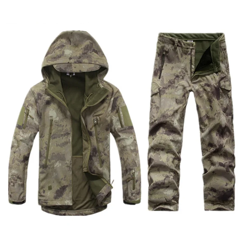 Тактические TAD Gear мягкая оболочка камуфляжная уличная водонепроницаемая куртка