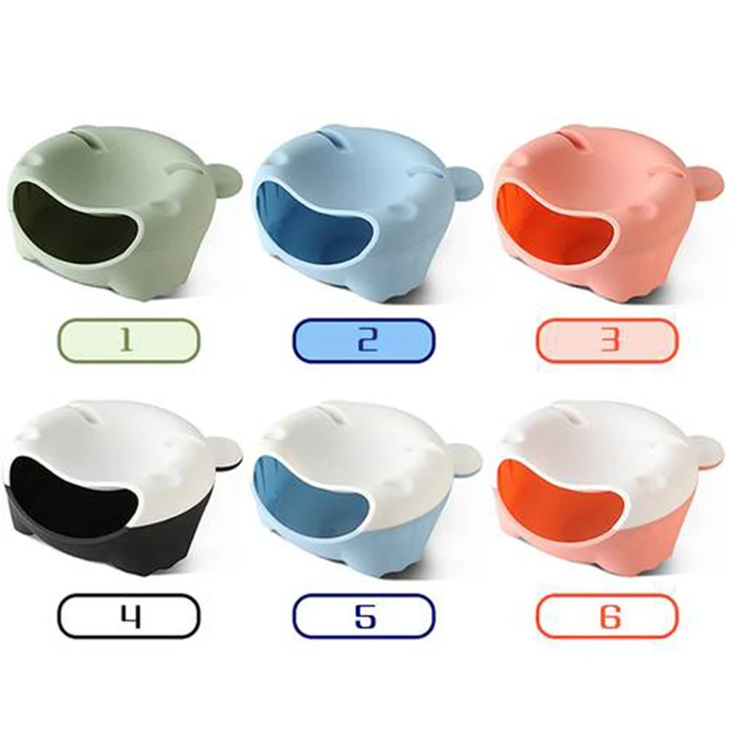 Fruit Plate Storage Bear Shape Cartoon Double Layer Snack Nuts Phone Holder New | Дом и сад